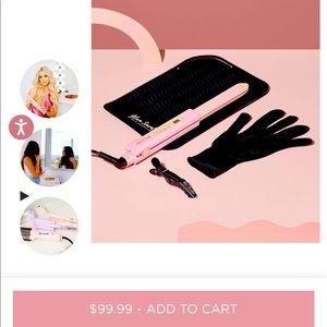 BNIB: Glam seamless 2 in 1 styling iron